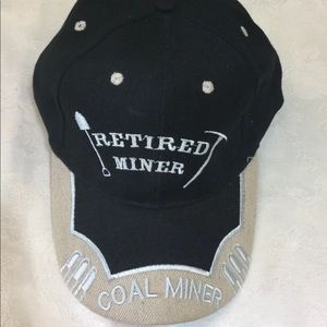 Coal Miner Retired Miner Hat